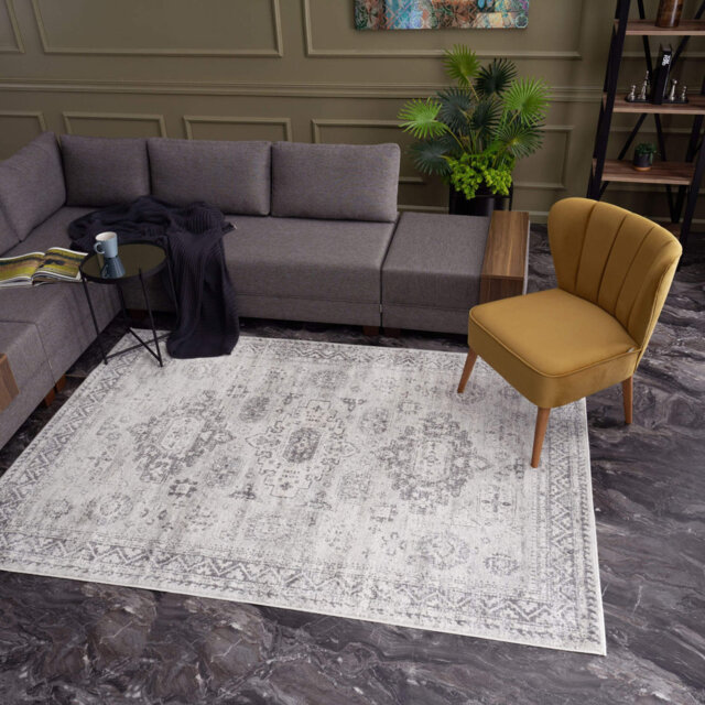 Montana Vintage Rugs in Grey - 4050