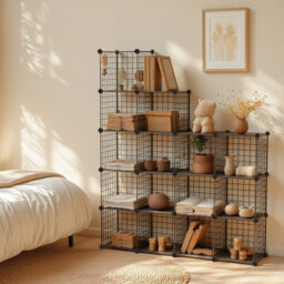 Mccroy Iron Cube Bookcase