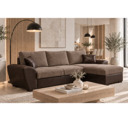 Acee Corner Sofa Bed Jumbo Cord