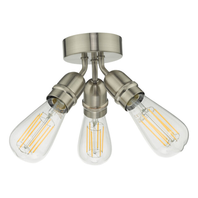 Ostrom Glass Semi Flush Mount