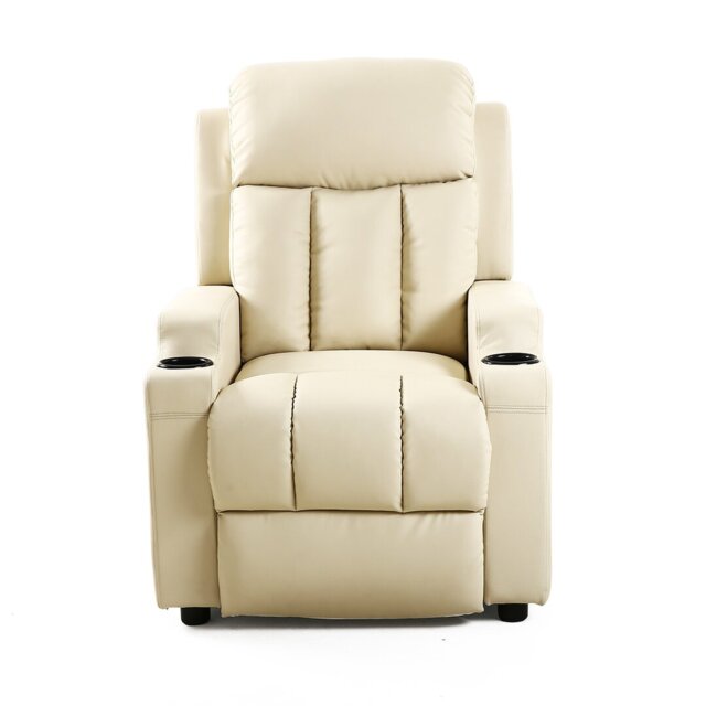 Adel Bonded Leather Manual Recliner