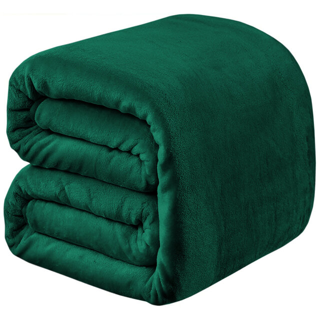 Soft & Cozy Faux Fur Reversible Fleece Throw Blanket