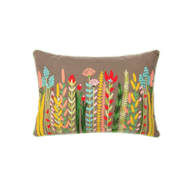 Leeven Floral Rectangle Cushion Cover