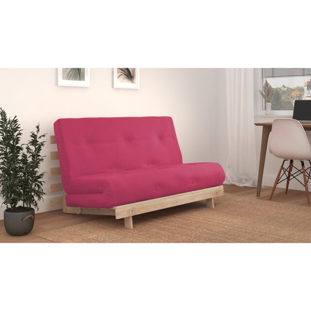 Chenango Full / Double 137cm Upholstered Futon And Mattress