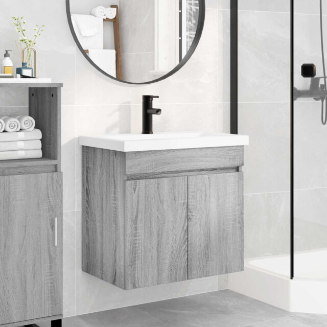 Single Bathroom Vanity with Ceramic Basin