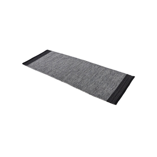 Kilim Mia Hand Woven Flatweave Cotton Grey Rug