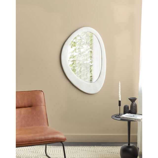 Bronislovas Fabric Asymmetrical Wall Mirror