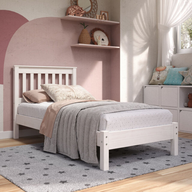 Lehighton Ingrid Uk Bed pine frame