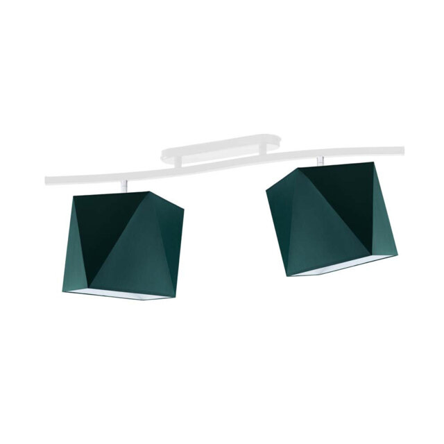 Muro Fabric Semi Flush Mount