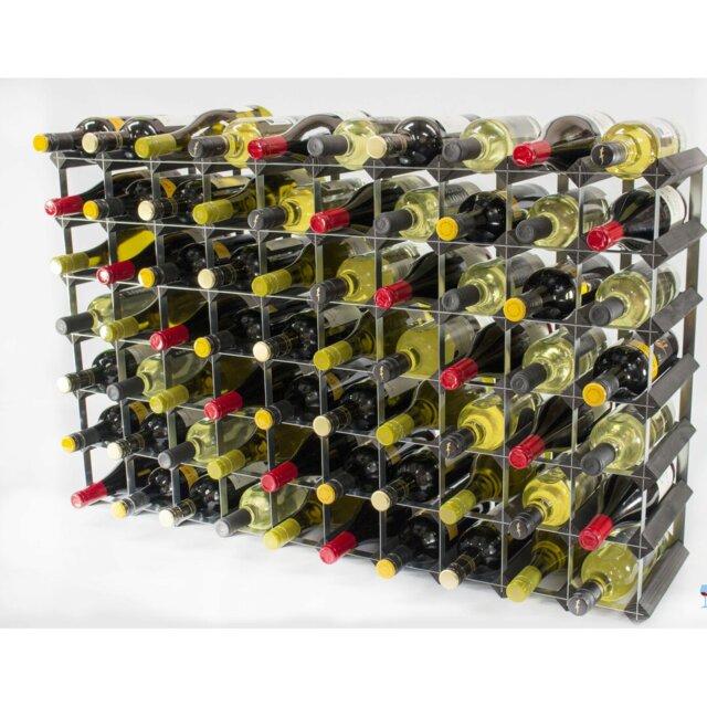 Liddle 70 Bottle Floor Wine Bottle Rack
