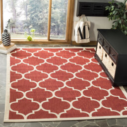 Kerns Geometric Hand Woven Indoor / Outdoor Area Rug
