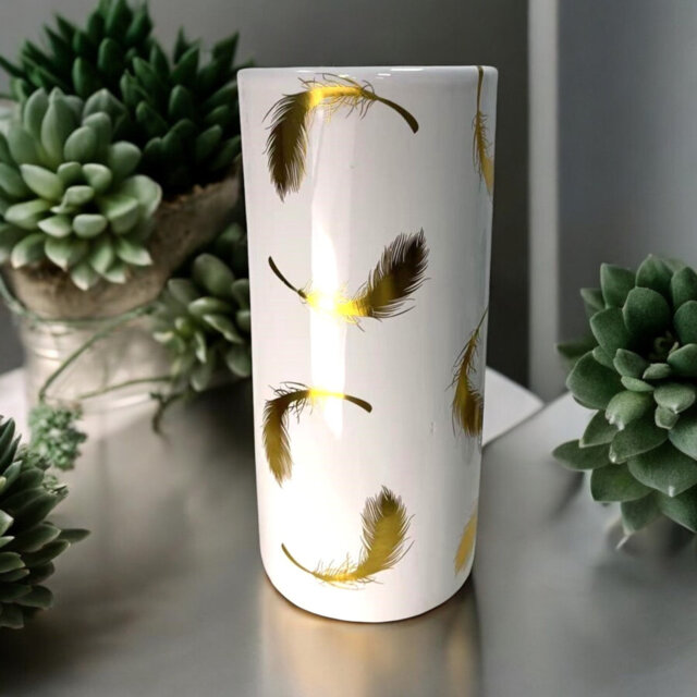 "Elegant Ceramic Umbrella & Walking Stick Stand β 18 "" High Decorative Freestanding Vase for Home DΓ©cor"