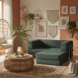 3 Seater Velvet Sofa