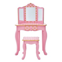 Kids Dressing Table Set with Mirror