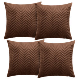 Aspire Homeware Embossed Square Velvet Cushion Cover