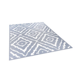 Geometric Hand Woven Indoor / Outdoor Area Rug