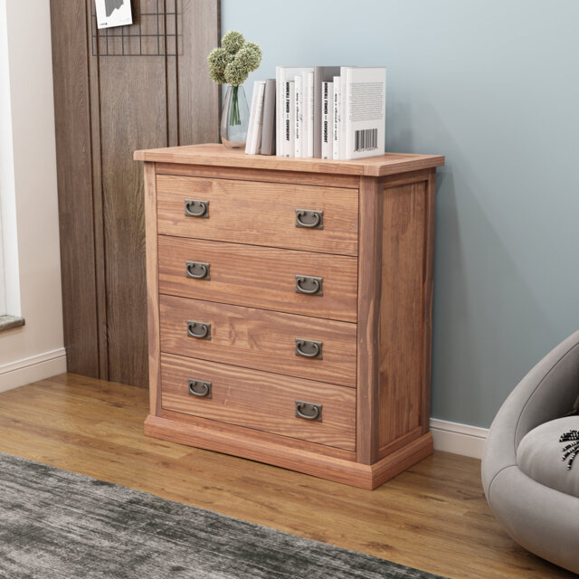 Franklin 90cm W 4 - Drawer Chest of Drawers