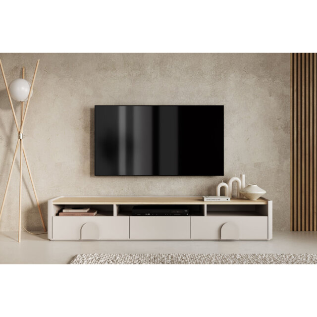 "Sadeen Unfinished TV Stand for TVs up to 77"""