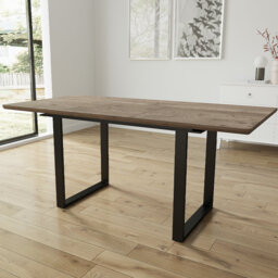 Alderson Extendable Metal Base Dining Table