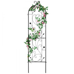 Metal Garden Trellis for Climbing Plant Support 152.4 × 38.1 cm Rustproof