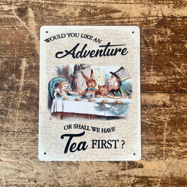 Alice in Wonderland Would You Like a Adventure Wall DÃ©cor