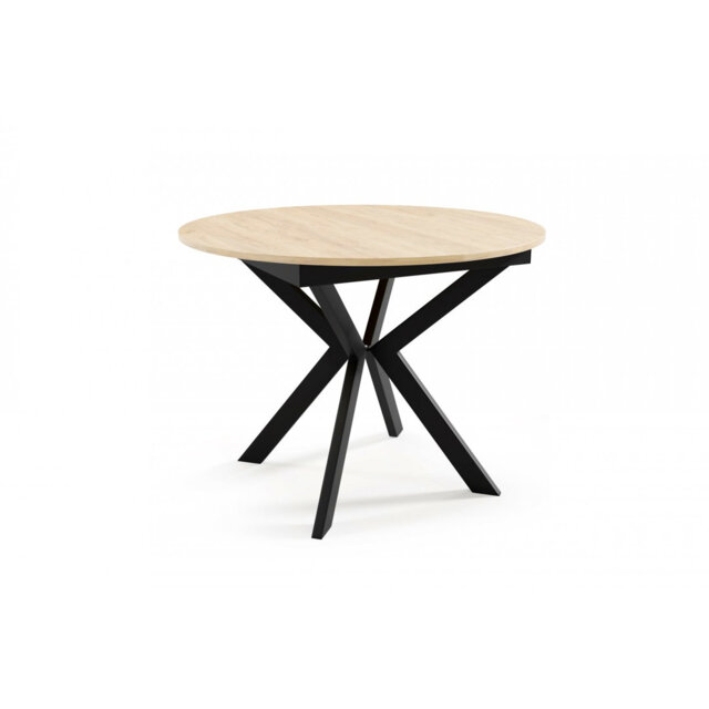 Antrese Round Metal Base Dining Table