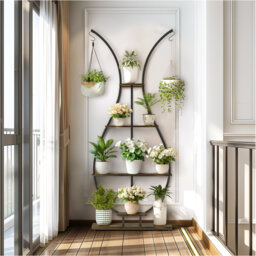 Vase Shape 5-Tier Plant Stand