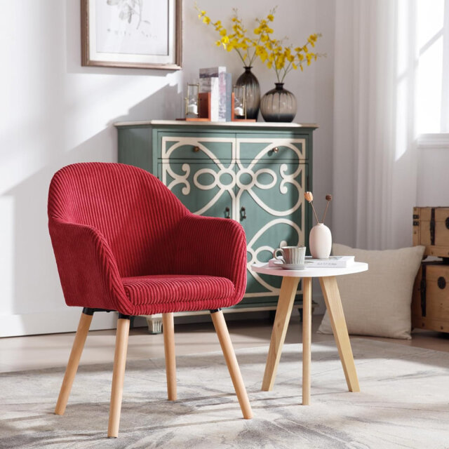 Osuna 49cm H Polyester Blend Upholstered Full Back Armchair