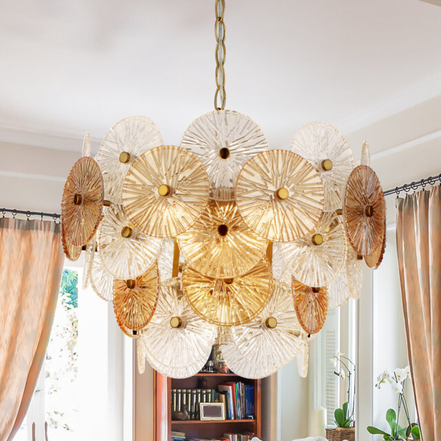 Gatsby 5 - Light Waggon Wheel Chandelier