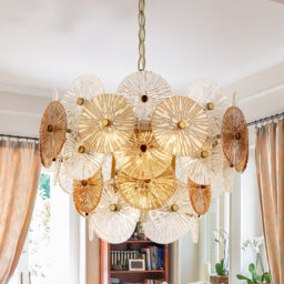 Gatsby 5 - Light Waggon Wheel Chandelier