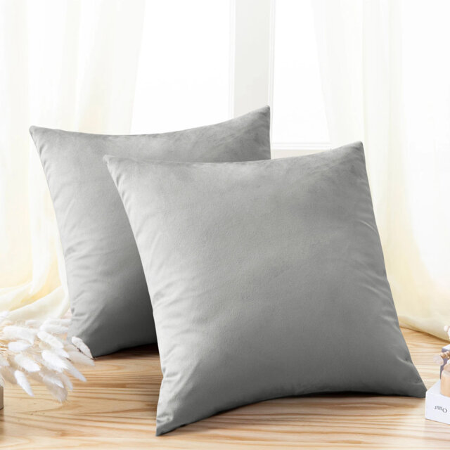 Retrospec Crushed Velvet Scatter Cushion Cover Set