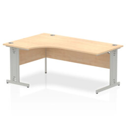 Impulse L-Shaped Steel Computer Desk