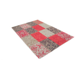 Lina Handmade Kilim Wool Red Rug
