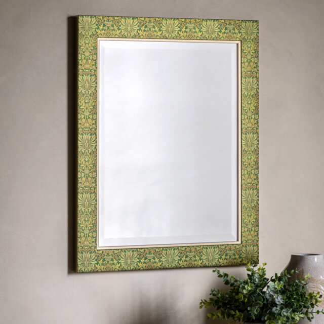 Margret Botanical Rectangle Mirror 51cmx61cm