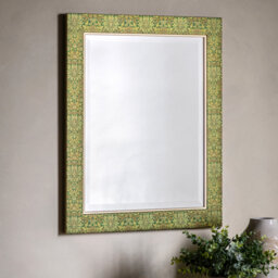 Margret Botanical Rectangle Mirror 51cmx61cm