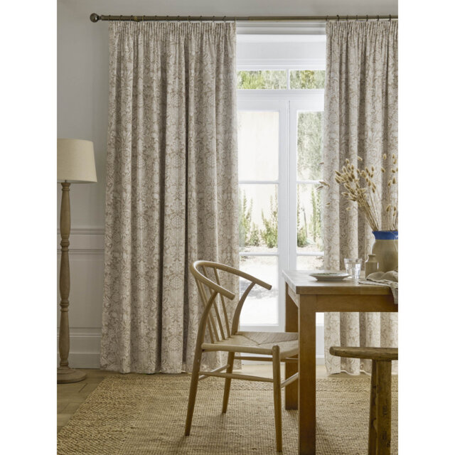 Cotton Blend Curtain Panel Pair