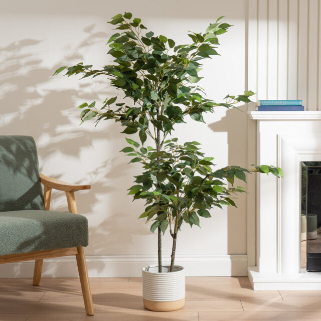 140cm Faux Ficus Tree