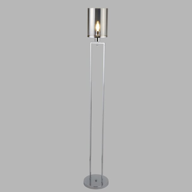 Cheung 144cm Chrome Novelty Floor Lamp
