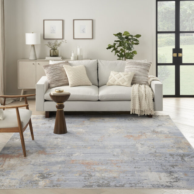 Abstract Hues Area Rug