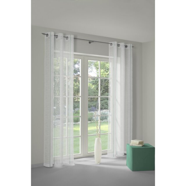 Canadice Semi Sheer Curtain Single Panel