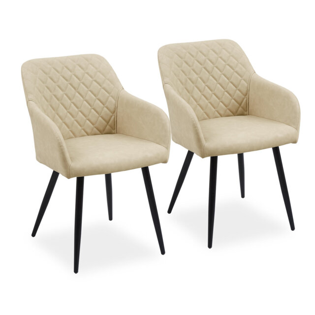 49cm H Upholstered Metal Armchair