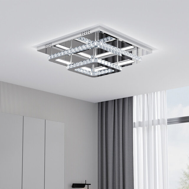 Alveria 2-Light 50cm Square LED Integrated Flush Mount