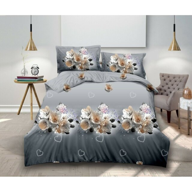 Choquette Polyester Floral Duvet Cover Set with Pillowcases Included