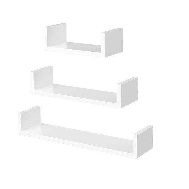 Floating Shelf Set Of 3, Wall Shelves,  Decorative Shelves
