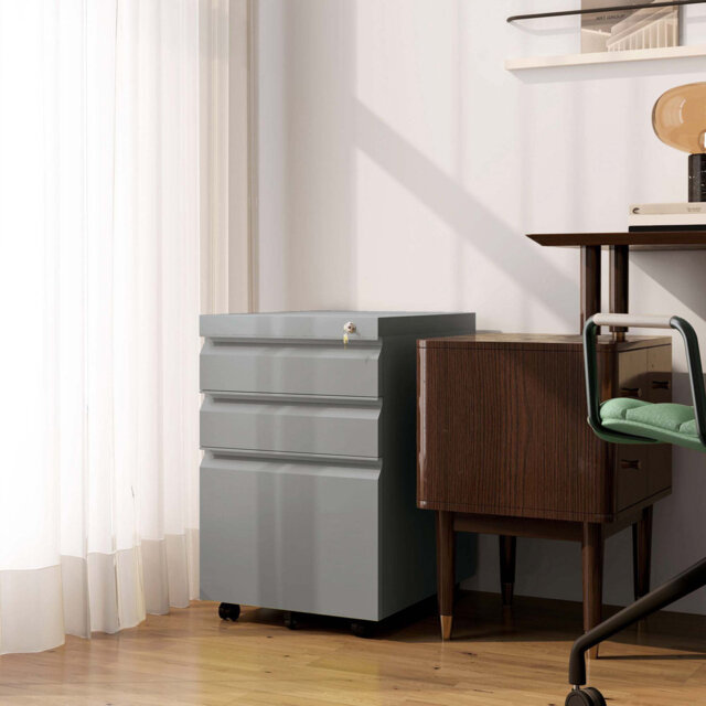 Danby 39cm Wide 3 -Drawer Steel File Cabinet