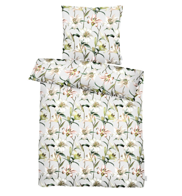 Decorate Your Night Sateen Floral Duvet Cover with Pillow Shams