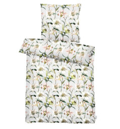 Decorate Your Night Sateen Floral Duvet Cover with Pillow Shams