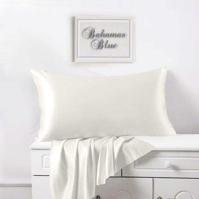Luxury Satin Pillowcase Set of 2 - Silk Feel for Hair & Skin, Anti-Frizz & Cooling Effect