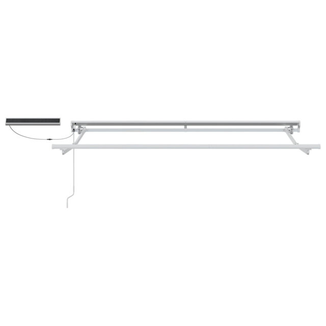 VidaXL Polyester Cover Retractable Patio Awning
