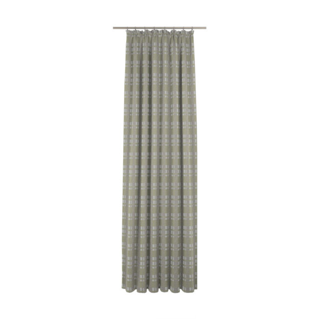 Devore Pencil Pleat Opaque Curtain